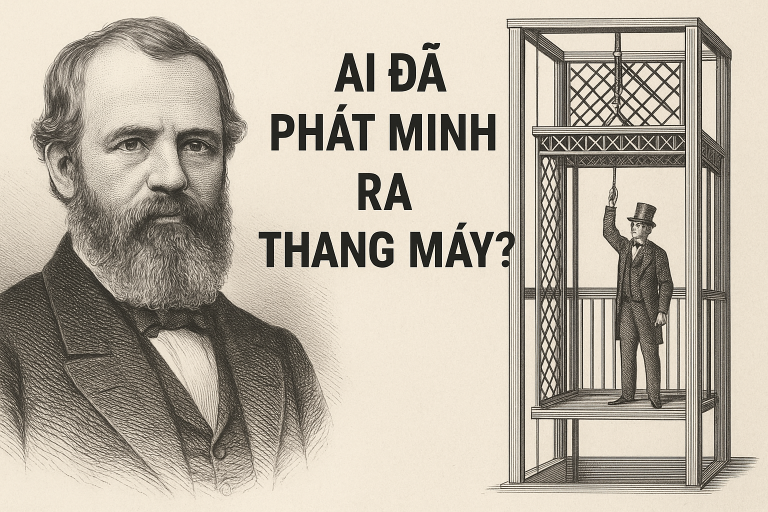 Ai là người phát minh ra thang máy?